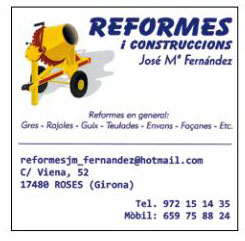 REFORMES Y CONSTRUCCIONS JOSE MARIA FERNANDEZ