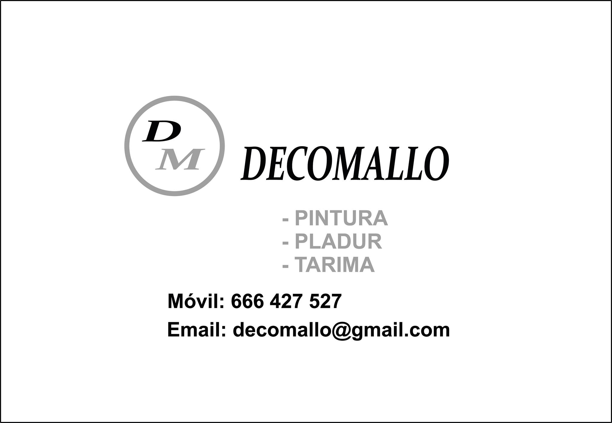 PINTOR DECOMALLO