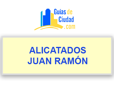 ALICATADOS JUAN RAMÓN