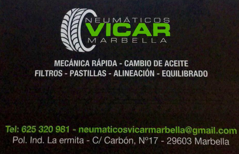 NEUMÁTICOS VICAR MARBELLA