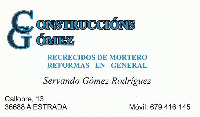 CONSTRUCCIONES GÓMEZ