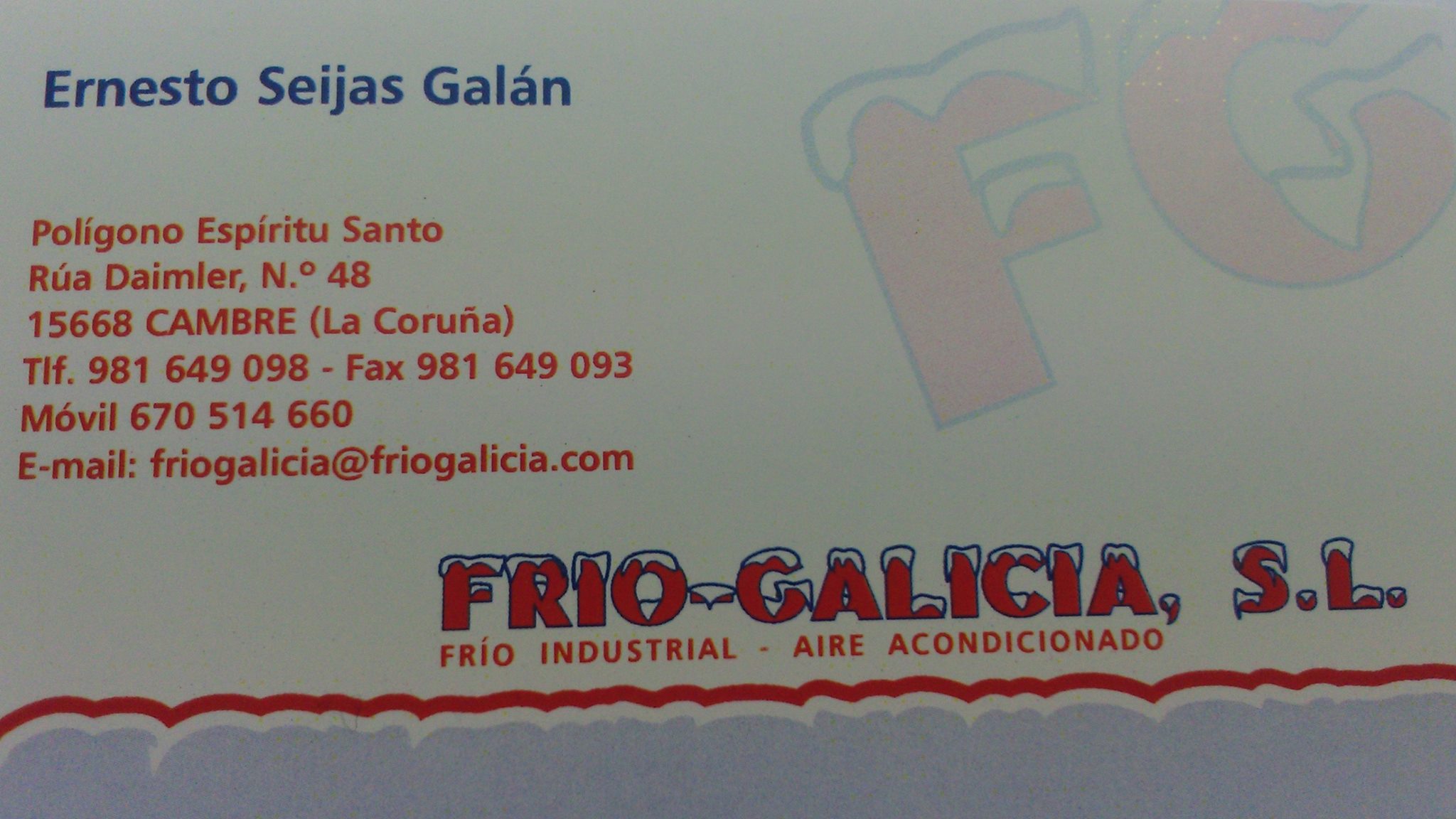 FRIO GALICIA