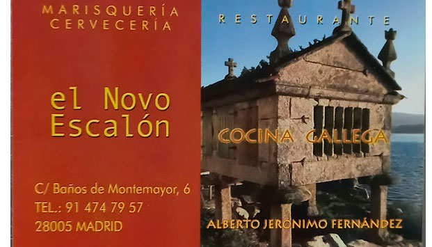 RESTAURANTE NOVO ESCALÓN